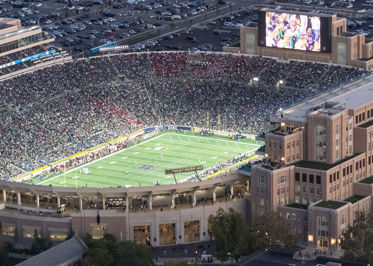 Notre Dame Campus Crossroad Stadium Expansion