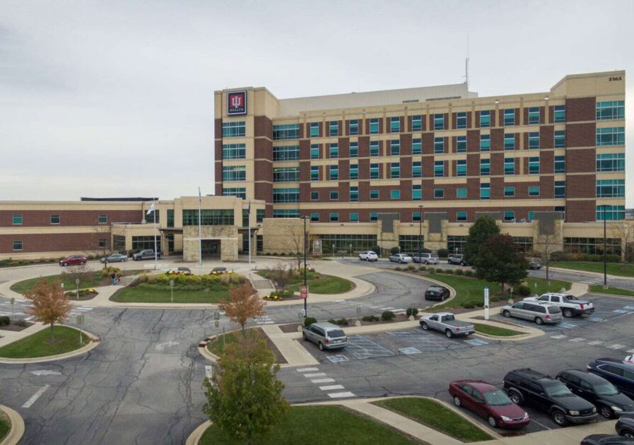 IU Health Arnett Hospital Main Entrance